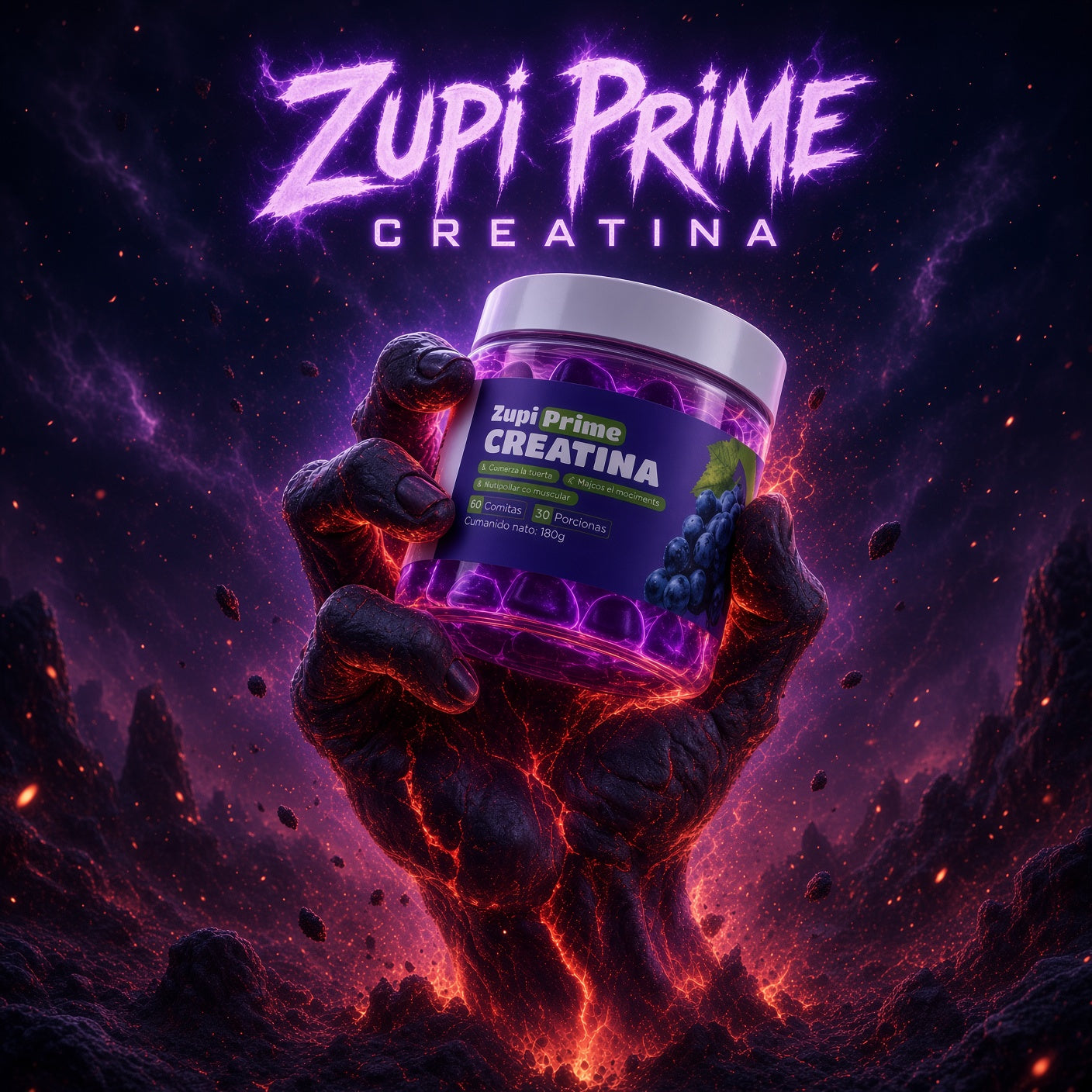 Gomitas de Creatina Zupi Prime
